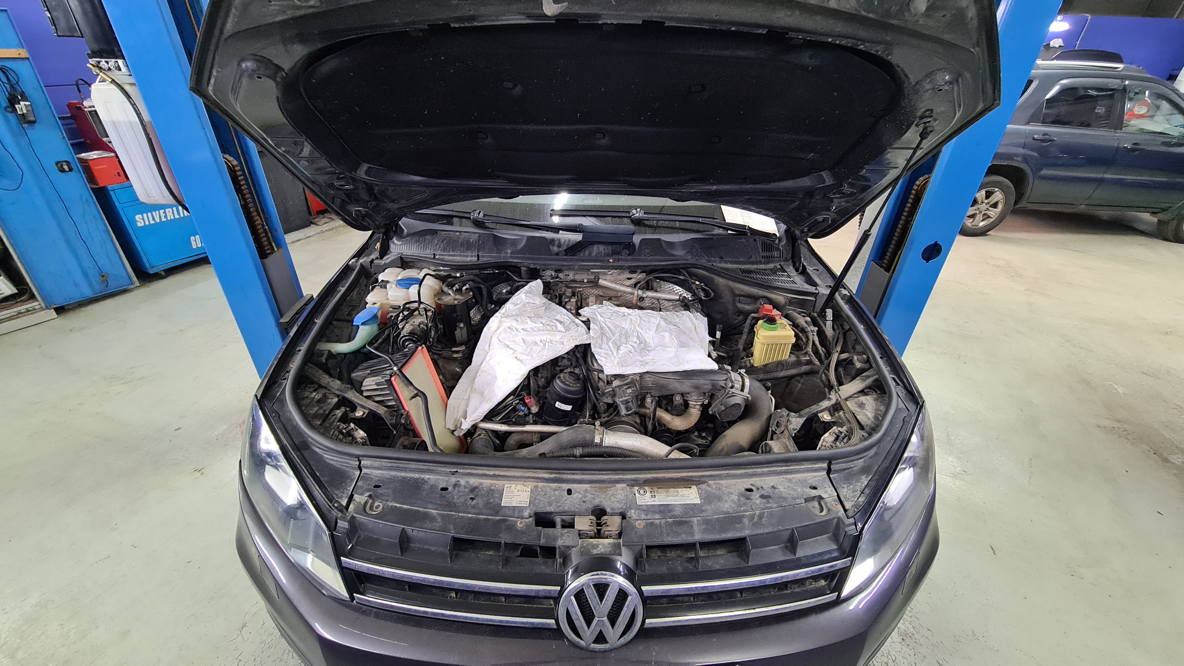 Замена двигателя Volkswagen Touareg